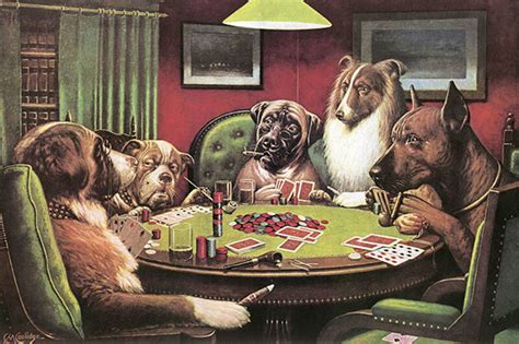 cães jogando poker|TOP 6: a história por trás de pinturas icônicas de cachorros jogando po.